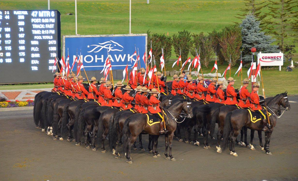 RCMP Musical Ride Performing at Mohawk Raceway